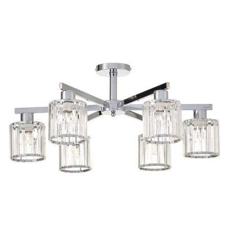 Ceiling lamp 6x60W E27, size 69x69x31 cm-1