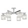 Ceiling lamp 6x60W E27, size 69x69x31 cm
