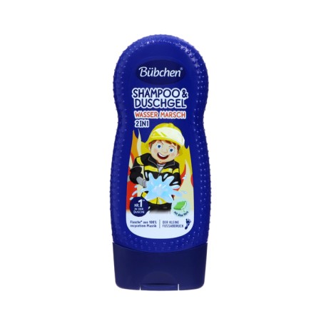 Children's shampoo and shower gel Bubchen, "Brave Fireman", 230 ml
