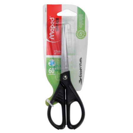 Scissors Essentials Green 17 cm, euro suspension