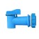Tap for tank, barrels, canists, d = 24 mm, blue