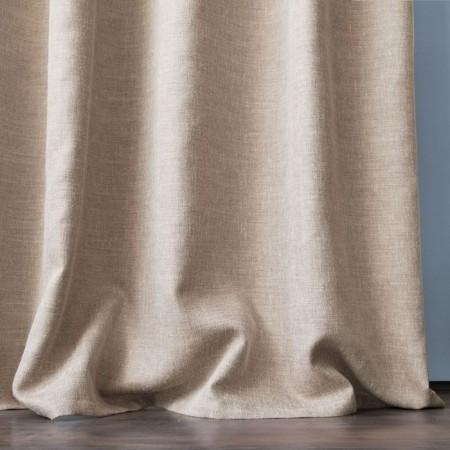 Konni curtain set, size 200 x 270 cm - 2 pcs, grab - 2 pcs cm, brown color-2