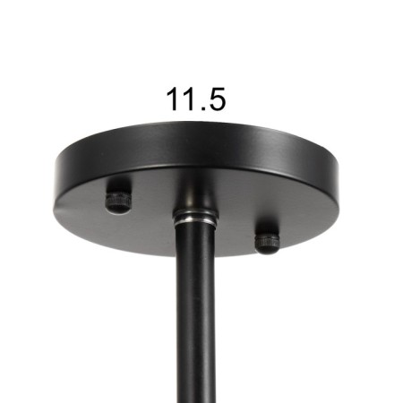 Chandelier 2718/5 E27 40W Black 58x58x28 cm Bayerlux-6