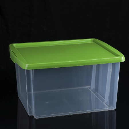 Storage container with a lid 30 l, 47 × 36.5 × 24.5 cm, color mix