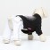 Summarian "Unicorn", size 16 (ds 36 cm, og 46 cm, Osh 35 cm), black and white