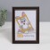 Photo frame Plastic "Pixel" 15x21 cm, wenge