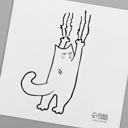 Tattoo on the body Black "Case Claus" 6x6 cm-5