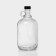 A glass bottle with a hera handle, 2.05 liters