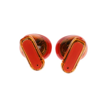 Wireless headphones Y89, TWS, inserts, BT 5.3, 30/300 mAh, transparent, orange-4