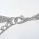 Beads "madness" balls, color silver, l = 90 cm