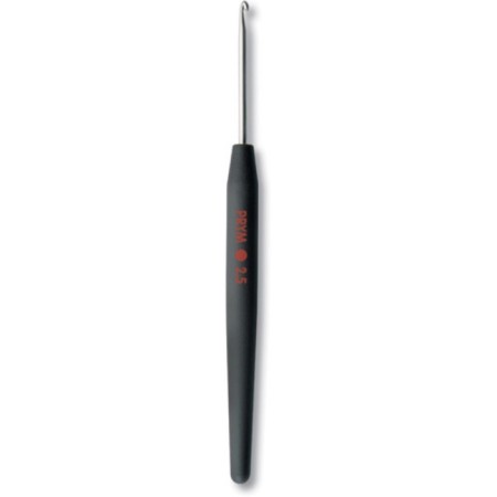 Soft hook knitting with a soft handle, 2.5 mm/14 cm-1
