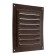 Ventilation grate Zein luxury RM1717M, 175x175 mm, with a grid, metal, copper antique