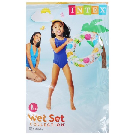 Circle for swimming "Bright", D = 51 cm, from 3-6 years, color mix, 59230np intex-6