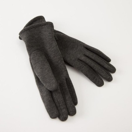 Female gloves minku "style", size 19, color gray-1