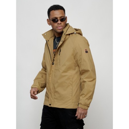 Sports male jacket, size 50, beige color-1