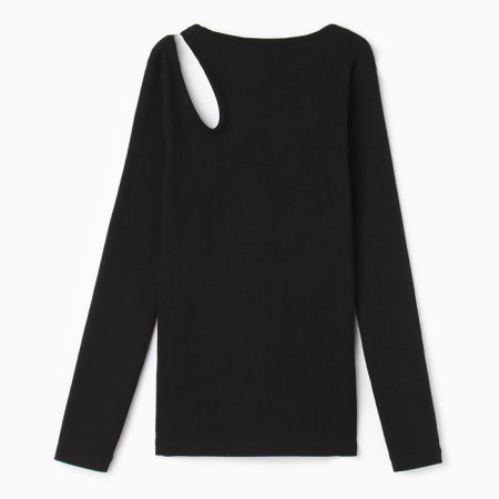 Women's longing, black color, size 44 (m)-6