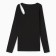 Women's longing, black color, size 44 (m)