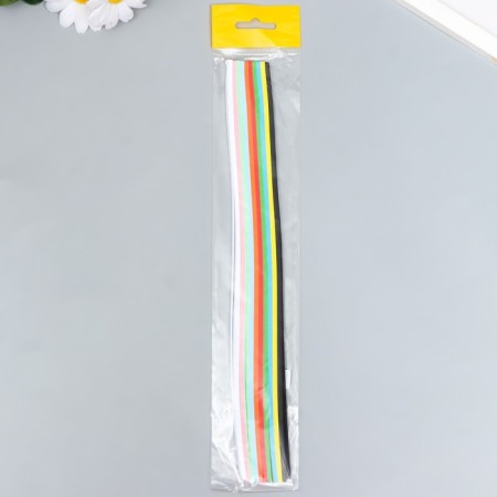 Quilling paper (twisting) 10 colors, 80g, 250l, 5mm x 300mm-3
