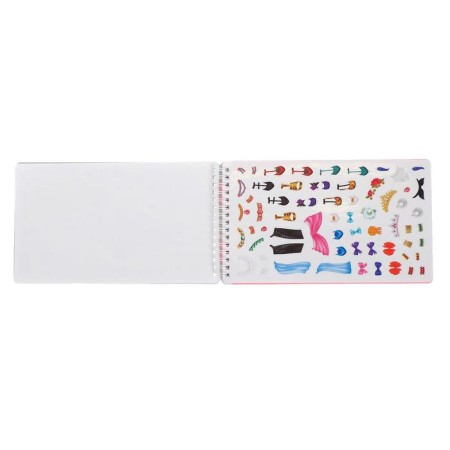A book with stickers and stencils "Designer's album. Fashion show"-2