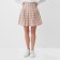 Women's skirt in Minaku fold: casual collection color pink cage, pr 44