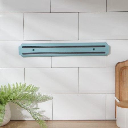Holder for knives magnetic shade "Color line", 33 cm, blue color-3