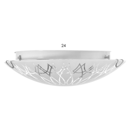 The lamp is wall-flowing "sun" 2 lamps E27 60W 30 cm.-3