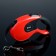 Diil roulette, 5 m, up to 40 kg, tape, rubberized pen, red with black