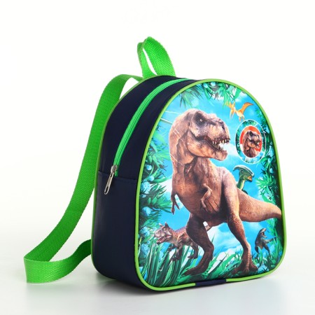 Baby backpack on a zipper, "chosen", green color