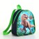 Baby backpack on a zipper, "chosen", green color