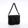 Youth bag with zipper, black color