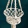 Suspended pot - Macrame "Lina" 15x15x20cm