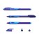 Ballic handle Erychkrause Ergoline Kids, first-grader, ergonomic holder, Soft-Touch body, 0.7 mm node, blue ink, mix, blister