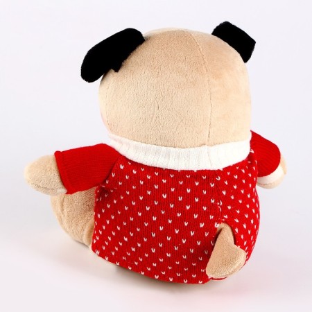 Soft toy "Bonya", in a red sweater-2