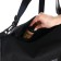 Road bag, textura, small size, black color