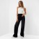 Pants women's denim minku slim fit color Black, river 46 (height 175)