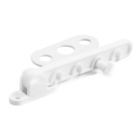 Plastic window opening limiter, l = 105, white 50 pcs-3