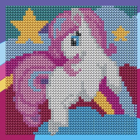 Diamond mosaic with full filling for children "Pony"-5