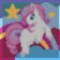 Diamond mosaic with full filling for children "Pony"