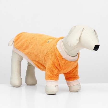 Sweater "Mandarin", velor, size XL (DS 40, Osh 33, og 50 cm), orange-1