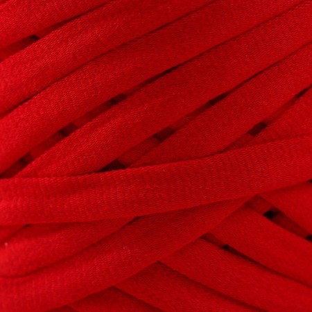 Knitted yarn set No. 1, 3x30 m, width 7-9 mm, 100 g (gray, red, kiwi)-3