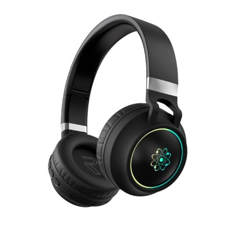 TFN Atom headphones, wireless, invoices, microphone, FM, Microsd, 300 Mam, backlight, black