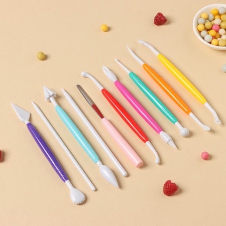 Set for modeling confectionery jewelry of a share, 10 pcs, color mix