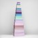 A set of rectangular boxes of 15v1 "lavender" 47.5 x 36 x 17.5- 13 x 8 x 4.5 cm