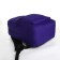 Youth backpack with lightning, external pocket, purple color