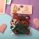 Hair elastic band “Chosenka” (set 30+-1 pcs) d-1,4 cm assorted stripes, mix