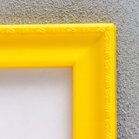 Photo frame plastic L-6 21x30 cm yellow (plastic screen)-1