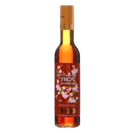 Natural apple vinegar, 6%, 500 ml