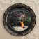 Panel-melting "Flowers", D = 18 cm, lacquer miniature, mix