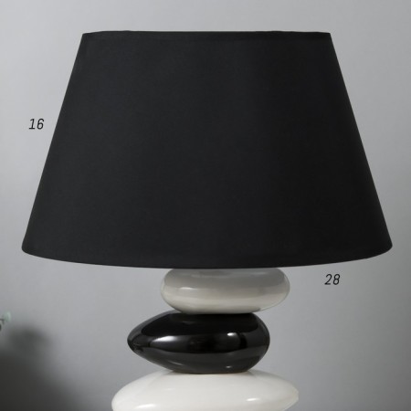 Table lamp 16874/1bk+wt e14 40W Black-white 29x22x38 cm Risalux-3