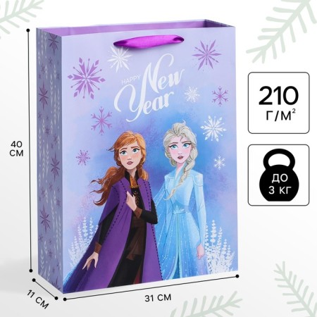 New Year. Gift package, 31x40x11 cm, packaging, cold heart